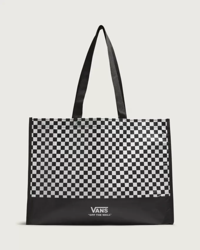 Borsa riutilizzabile a scacchiera
