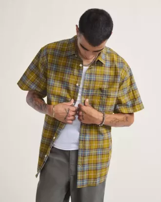 Camicia a quadri con bottoni Lawson