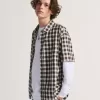 Camicia a quadri con bottoni Monte Camicia a quadri con bottoni Monte