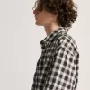 Camicia a quadri con bottoni Monte Camicia a quadri con bottoni Monte
