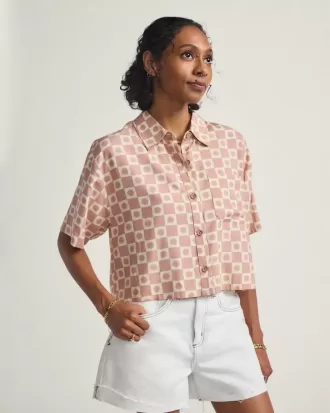 Camicia a quadri soleggiata