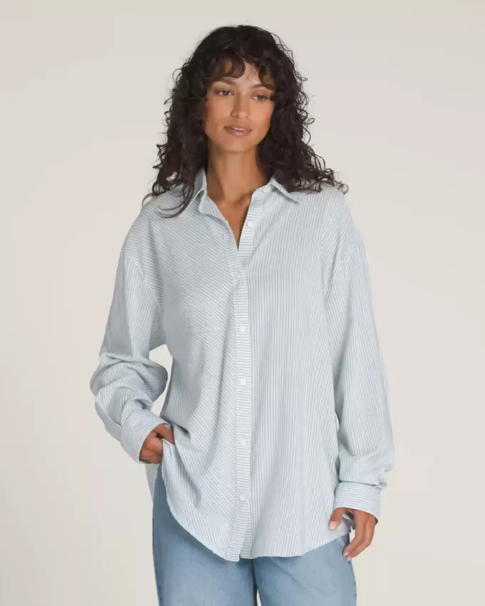 Camicia a righe con bottoni Gillian Camicia a righe con bottoni Gillian