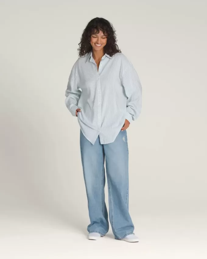 Camicia a righe con bottoni Gillian Camicia a righe con bottoni Gillian