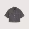 Camicia in denim con bottoni Natalie Camicia in denim con bottoni Natalie