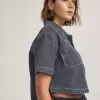 Camicia in denim con bottoni Natalie Camicia in denim con bottoni Natalie
