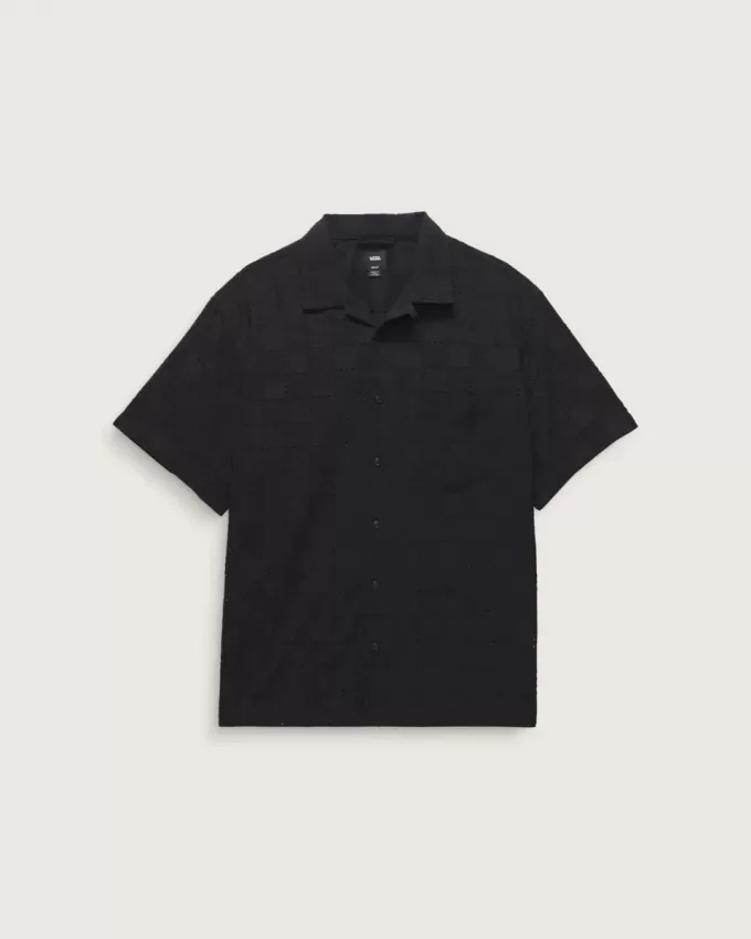 Camicia intrecciata con occhielli Wayside