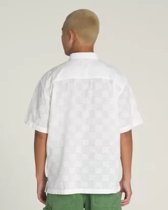 Camicia intrecciata con occhielli Wayside