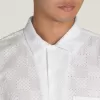 Camicia intrecciata con occhielli Wayside