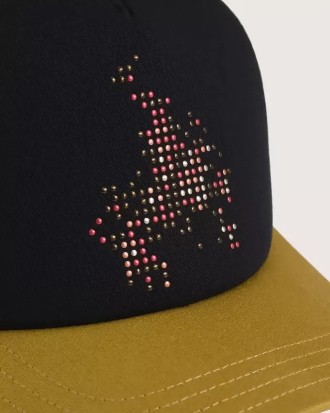 Cappello da camionista con fiamma da skate
