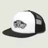 Cappello da camionista con visiera curva e toppa classica