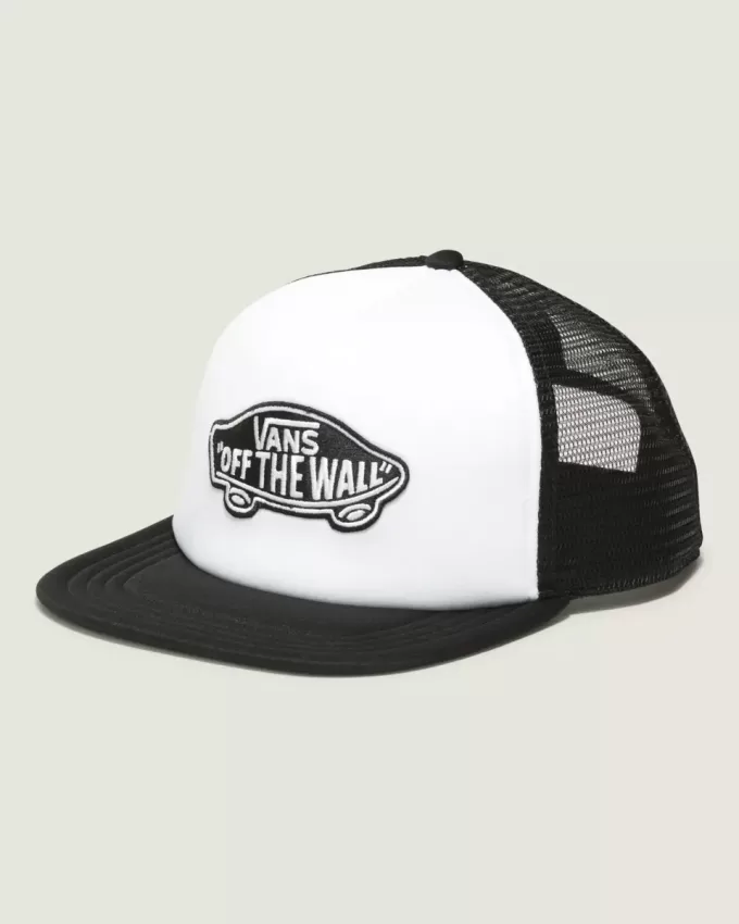Cappello da camionista con visiera curva e toppa classica