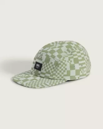 Cappello da campeggio a scacchiera