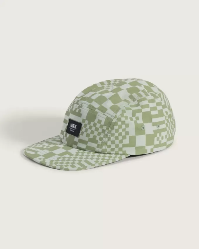 Cappello da campeggio a scacchiera