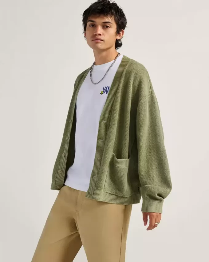 Cardigan Bayview Acid Wash Cardigan Bayview Acid Wash