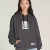 Felpa con cappuccio Bloussant Graffiti per Voli Persi