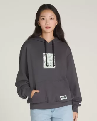 Felpa con cappuccio Bloussant Graffiti per Voli Persi