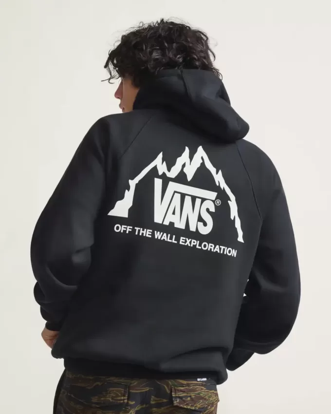 Felpa con cappuccio e logo Crestline Felpa con cappuccio e logo Crestline