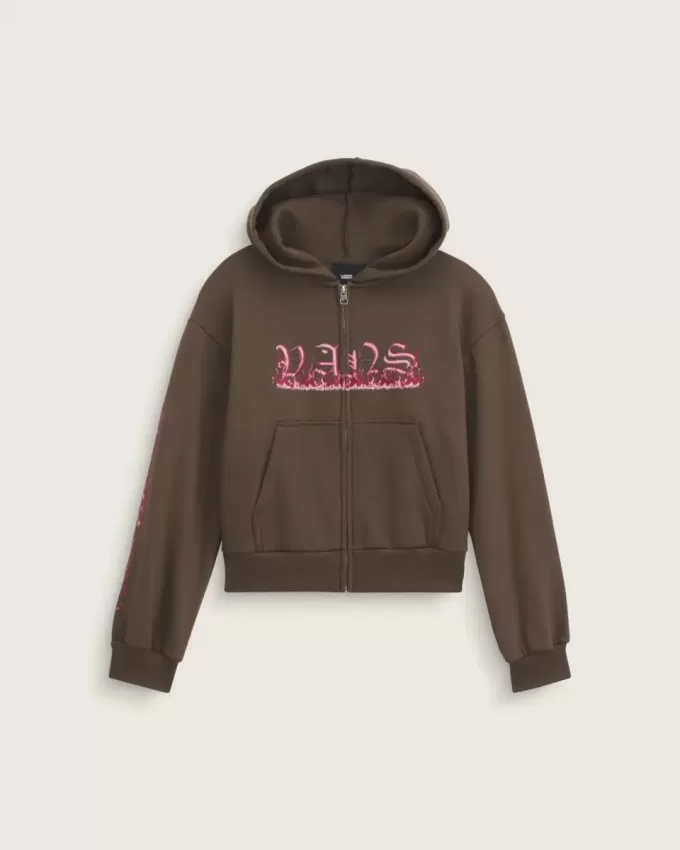 Felpa con cappuccio e zip Inferno Vans per bambini Felpa con cappuccio e zip Inferno Vans per bambini