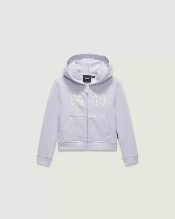 Felpa con cappuccio e zip intera Daisy Break per bambini