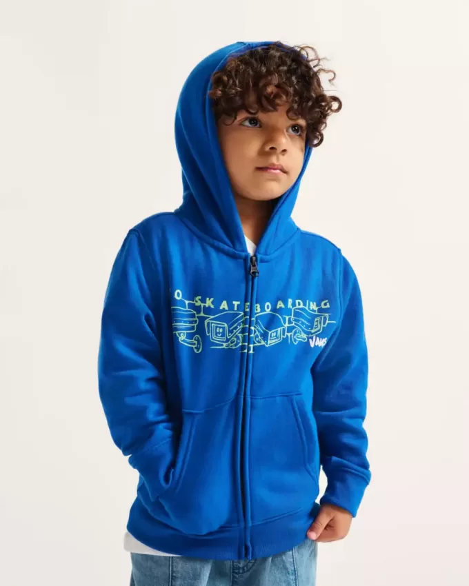 Felpa con cappuccio e zip intera Little Kids Night Watchers Felpa con cappuccio e zip intera Little Kids Night Watchers