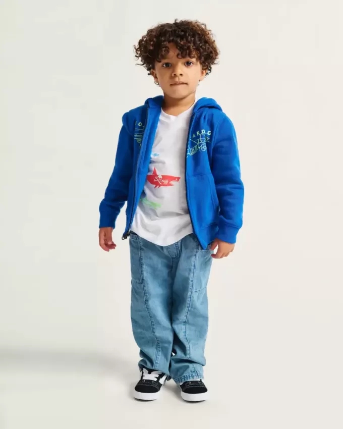 Felpa con cappuccio e zip intera Little Kids Night Watchers Felpa con cappuccio e zip intera Little Kids Night Watchers