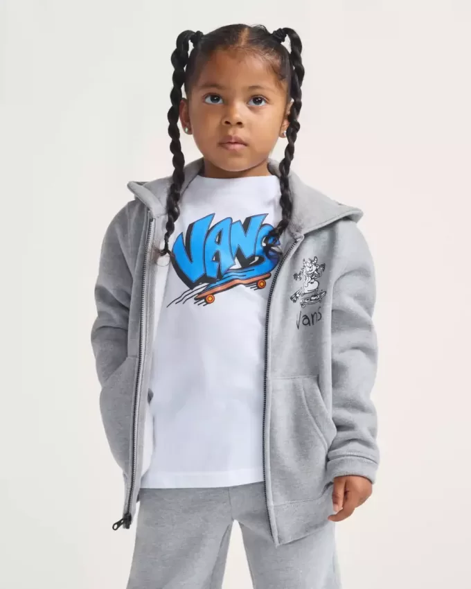Felpa con cappuccio e zip Sk8 Posse per bambini piccoli Felpa con cappuccio e zip Sk8 Posse per bambini piccoli