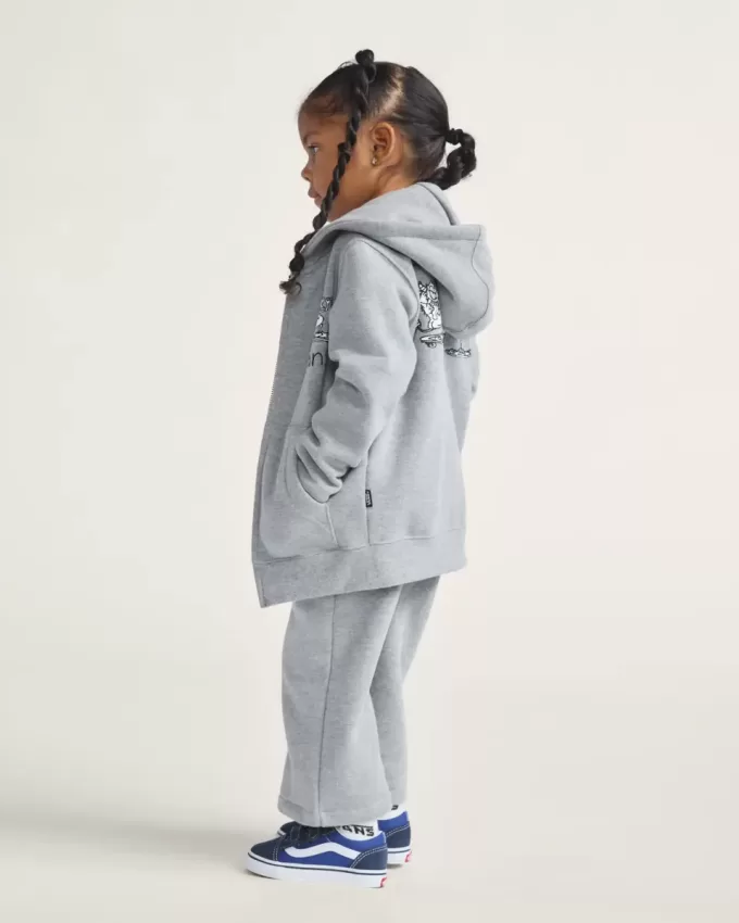 Felpa con cappuccio e zip Sk8 Posse per bambini piccoli Felpa con cappuccio e zip Sk8 Posse per bambini piccoli
