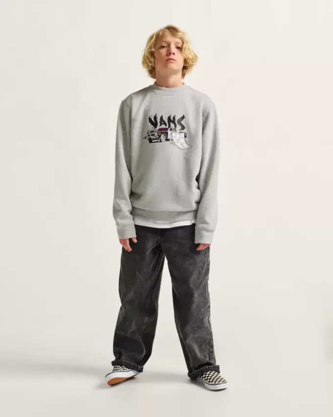 Felpa girocollo larga Copout per bambini Felpa girocollo larga Copout per bambini