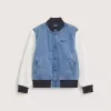 Giacca da baseball in denim per bambini Giacca da baseball in denim per bambini
