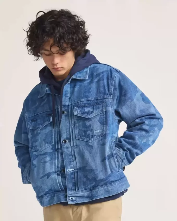 Giacca da camionista in denim
