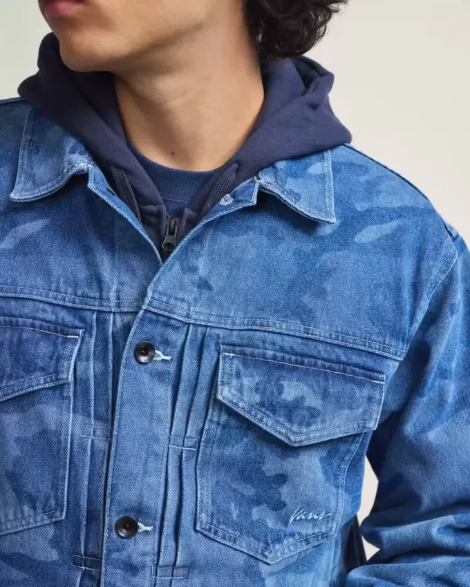 Giacca da camionista in denim