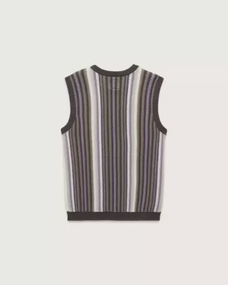 Gilet a righe premium