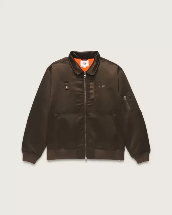 Giubbotto bomber in raso OTW