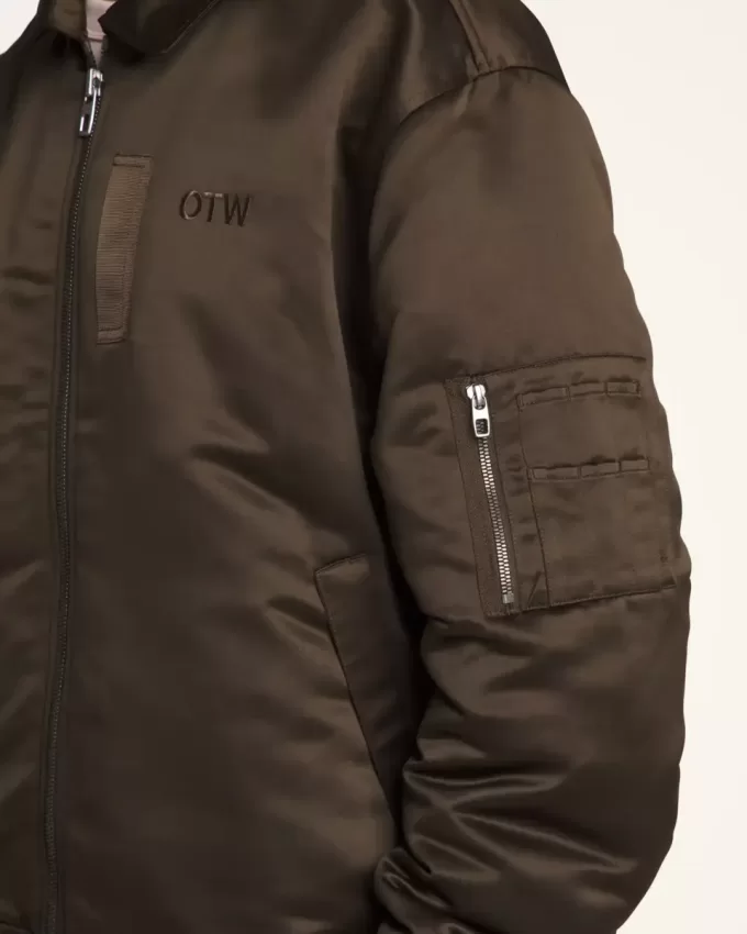 Giubbotto bomber in raso OTW