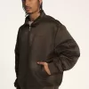 Giubbotto bomber in raso OTW