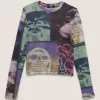 Maglia a maniche lunghe in rete Ludlow Maglia a maniche lunghe in rete Ludlow