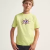 Maglietta a quadri con stelle per bambini Maglietta a quadri con stelle per bambini