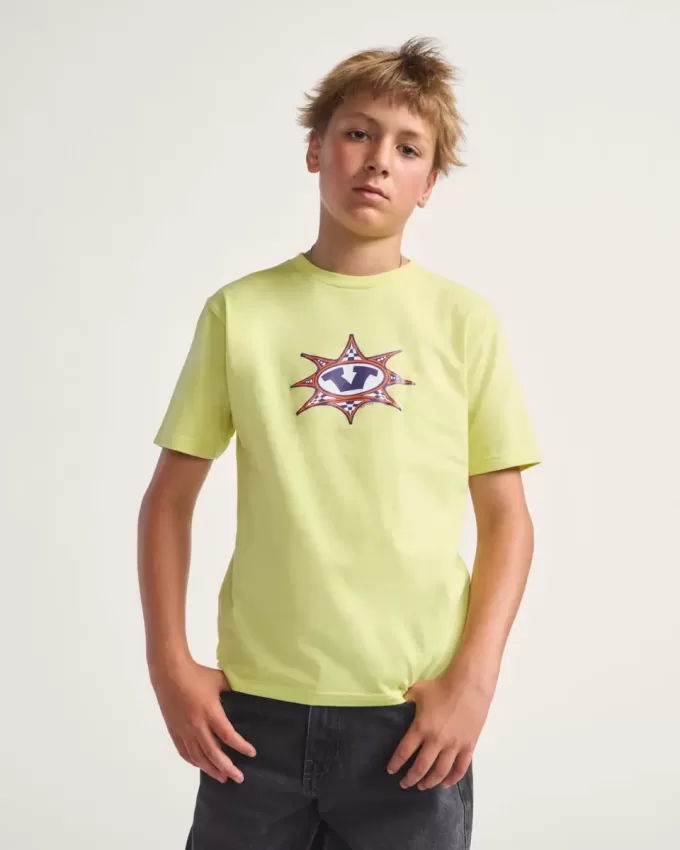 Maglietta a quadri con stelle per bambini Maglietta a quadri con stelle per bambini