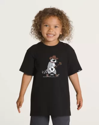 Maglietta per bambini con banjo e procione