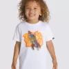Maglietta per bambini con graffiti e razzo Maglietta per bambini con graffiti e razzo