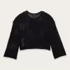 Maglione corto lavorato a maglia aperta Mila Maglione corto lavorato a maglia aperta Mila
