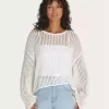 Maglione corto lavorato a maglia aperta Mila Maglione corto lavorato a maglia aperta Mila