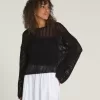 Maglione corto lavorato a maglia aperta Mila Maglione corto lavorato a maglia aperta Mila