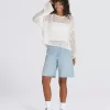 Maglione corto lavorato a maglia aperta Mila Maglione corto lavorato a maglia aperta Mila