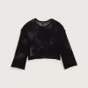 Maglione corto lavorato a maglia aperta Mila Maglione corto lavorato a maglia aperta Mila