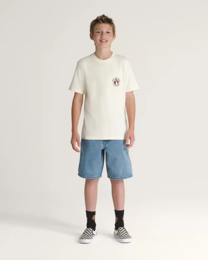 Pantaloncini larghi in denim Check-5 per bambini Pantaloncini larghi in denim Check-5 per bambini