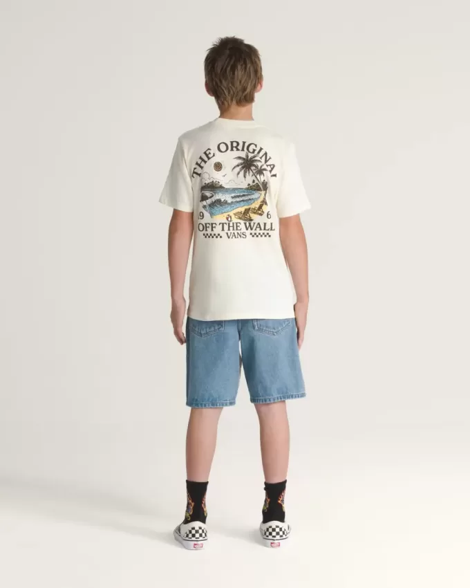 Pantaloncini larghi in denim Check-5 per bambini Pantaloncini larghi in denim Check-5 per bambini