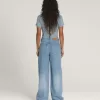 Pantaloni a pozzanghera in denim a 5 tasche Sirelle Pantaloni a pozzanghera in denim a 5 tasche Sirelle