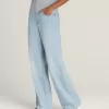 Pantaloni a pozzanghera in denim a 5 tasche Sirelle Pantaloni a pozzanghera in denim a 5 tasche Sirelle
