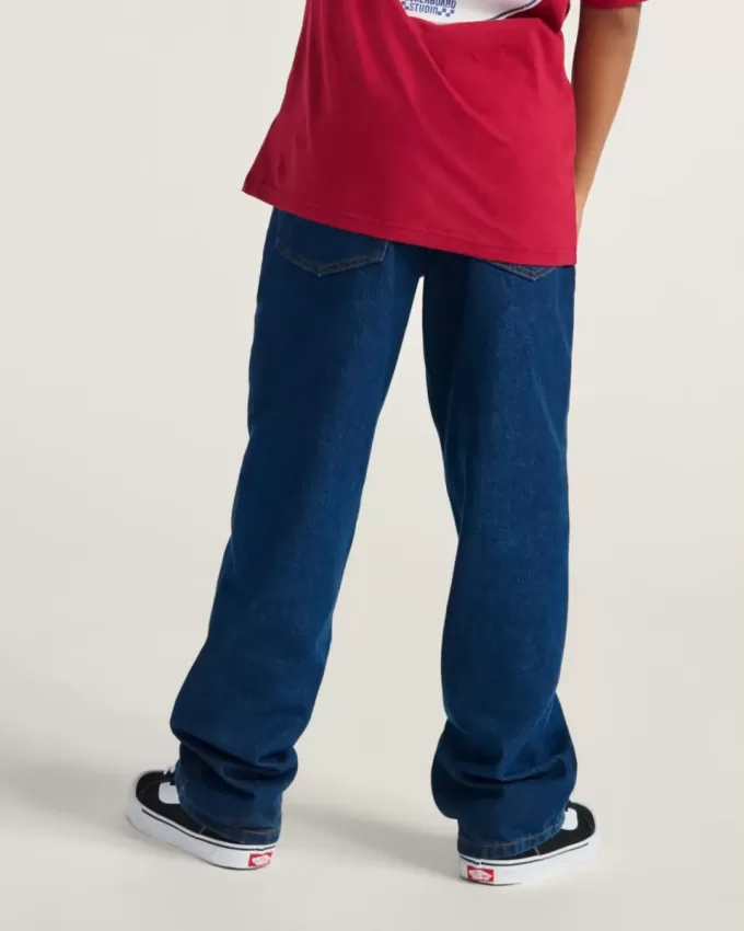Pantaloni larghi in denim per bambini Check-5 Pantaloni larghi in denim per bambini Check-5